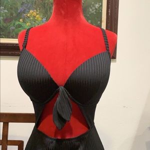 Never used one piece swim. Black.